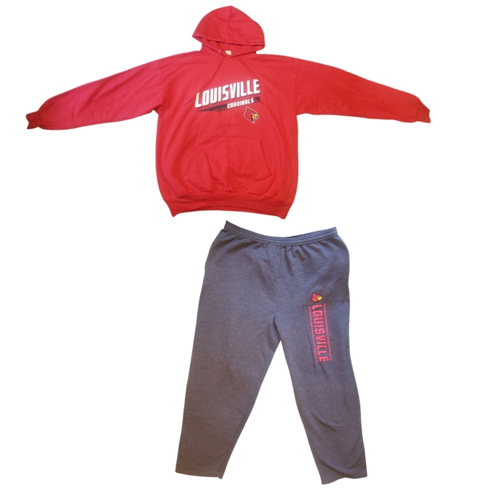 Hanes Louisville Cardinals bundle both XL